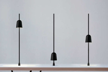 Luceplan Ascent: lamp verschuiven om te dimmen