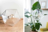 Hippe lampen met een hoek af, deze Geo-serie van HKliving