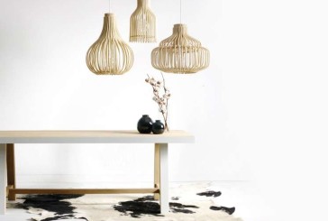 Atelier N/7 balanceert met deze hanglampen tussen ambacht en design