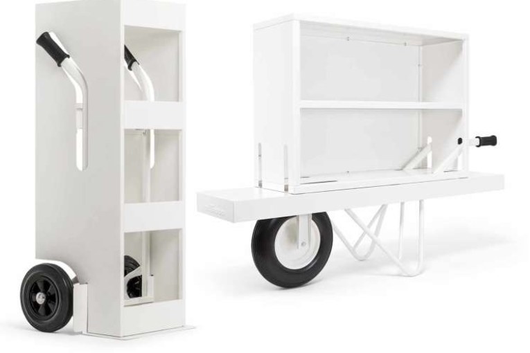 Alles loopt op wieltjes met deze Mobile & Trolley Cabinet