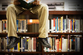 Meer bladeren in de herfst met een boekenboom